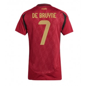 Fotbalové Dres Belgie Kevin De Bruyne #7 Dámské Domácí Oblečení ME 2024 Krátký Rukáv